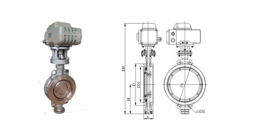 进口电动对夹式硬密封蝶阀结构图.jpg